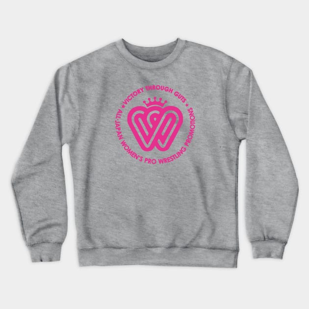 All-Japan Pro Women's Wrestling Crewneck Sweatshirt by DCMiller01